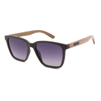 Óculos de Sol Masculino Chilli Beans Bamboo Clássico Polarizado Degradê Marrom
